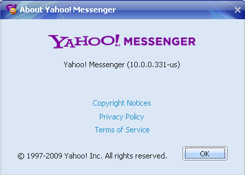 Yahoo Messenger 10 Pre-Alpha Version (10.0.0.331)