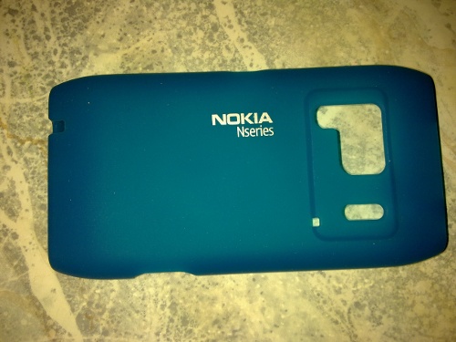 Husa din silicon Nokia CC-1005 albastra pentru Nokia N8